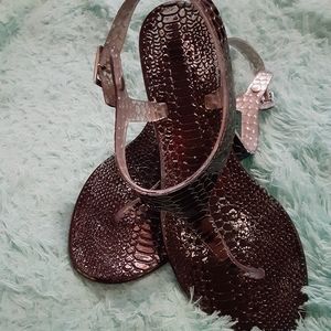 Jelly Thong Sandals